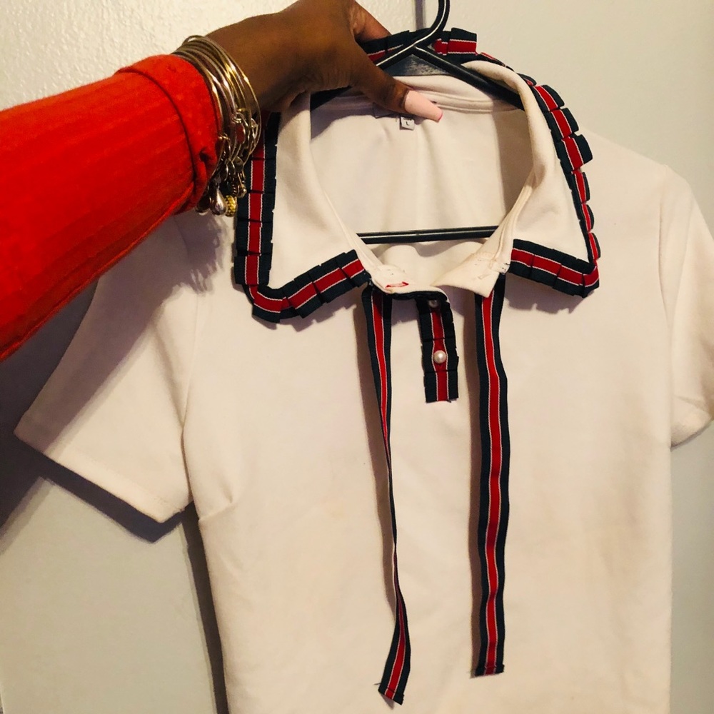 Fashionable Short Sleeve Blouse